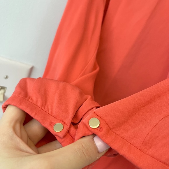 Diane Von Furstenberg Coral Tunic, sz 4 - Picture 4 of 12